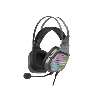 Ігрові навушники з мікрофоном, Hi Fi, 7.1 віртуальний звук, RGB підсвічування, USB (1 з 6)