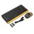 Комплект бездротовий Fstyler клавіатура+миша, чорно-жовтий, USB (2 из 4)