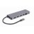 Док станція USB-C 5-в-1 (хаб/HDMI/PD / Кард рідер / LAN), сірий (2 из 5)