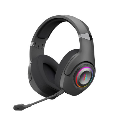 Ігрові навушники з мікрофоном, RGB підсвічування, Bluetooth + 2.4GHz + 3.5 jack (1 з 10)