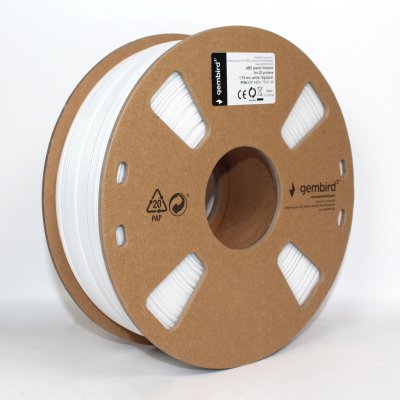 Філамент для 3D-принтера, ABS, 1.75 мм, білий, 1 кг (1 з 4)