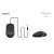 Миша дротова безшумна Fstyler, USB, 1600 dpi, сірий (8 из 9)