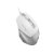 Миша дротова безшумна Fstyler, USB, 2400 dpi, білий+сірий (6 из 9)