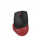 Миша бездротова безшумна Fstyler, USB, 2000 dpi, чорний+червоний