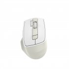 Миша бездротова безшумна Fstyler, USB, 2000 dpi, білий+бежевий