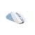 Миша бездротова безшумна Fstyler, USB, 2000 dpi, білий+блакитний (3 из 9)