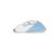 Миша бездротова безшумна Fstyler, USB, 2000 dpi, білий+блакитний (4 из 9)