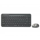 Комплект бездротовий Fstyler клавіатура+миша, сірий, USB