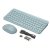 Комплект бездротовий Fstyler клавіатура+миша, блакитний, USB (3 из 6)