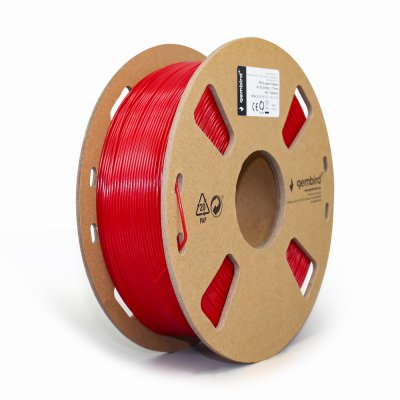 Філамент для 3D-принтера, PETG, 1.75 мм, червоний, 1 кг (1 з 3)