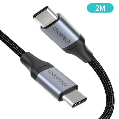 Кабель USB 2.0 C-тато/C-тато, 60 ватт, 2 м, преміум (1 з 14)