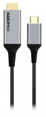 Кабель USB-C на HDMI, 4K 60 Гц, 1.8 м (1 з 2)