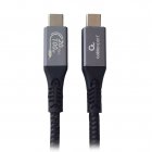 Кабель USB  3.2 Gen2*2 20Gbps, 100W(20V5A), 4K60Hz, C-тато/C-тато, 0,5 м, преміум