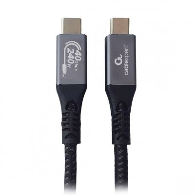 Кабель USB4 40Gbps, 240W(48V5A), 8K60Hz, C-тато/C-тато, 1,5 м, преміум (1 з 2)
