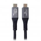 Кабель USB4 40Gbps, 240W(48V5A), 8K60Hz, C-тато/C-тато, 1,5 м, преміум