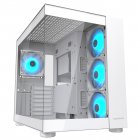 Ігровий корпус, 4*120 mm ARGB передвстановлені, Type-C x 1, USB3.0 x2, Audio x 1