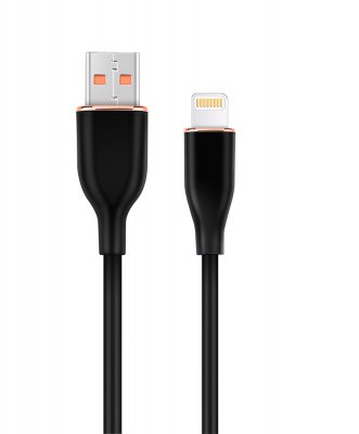 Кабель USB 2.0 А-тато/Lightning, 1.5 м, преміум, 2.1 А (1 з 2)