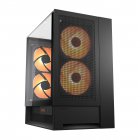 Ігровий корпус, 4*160mm, ARGB Fan Pre-installed, Type-C x1, USB3.0 x2, Audio x1