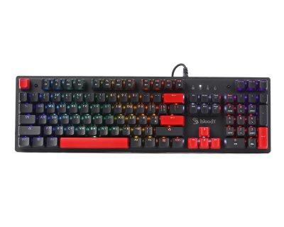 Клавіатура механічна ігрова, USB, RGB підсвічування, BLMS Red Switch, чорна (1 з 6)