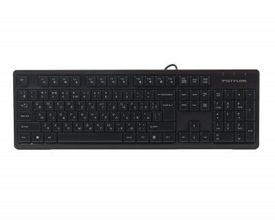 Клавіатура дротова Fstyler, вологозахист, USB (1 з 7)