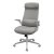Крісло офісне ергономічне, дихаючий текстиль, білий (3 из 18)