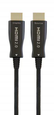 Кабель оптичний (AOC) HDMI V.2.0, 4К 60Гц, позолочені конектори, 40 м (1 з 2)