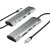Док станція USB-C 10Gbps, 7-в-1 (хаб/HDMI/PD/картридер), сірий (5 из 13)