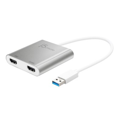 Адаптер-перехідник USB-A на 2 HDMI (2 незалежних екрани) (1 з 9)