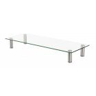 Стiл для монiтору/ноутбука, прямокутний, скло