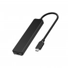 Док станція USB-C 5-в-1 (HDMI/PD/USB-A / USB-C), алюміній