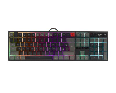 Клавіатура ігрова Bloody, неонове підсвічування літер, USB (1 з 15)