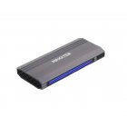 Зовнішня кишеня M.2 (NVMe), USB 3.1 Gen2, RGB-підсвічування, сіра