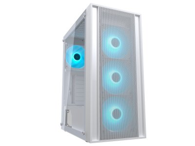 Ігровий корпус, 4*120mm RGB вентилятори передвстановлені, Mini ITX / Micro ATX / ATX, скляне вікно (1 з 8)