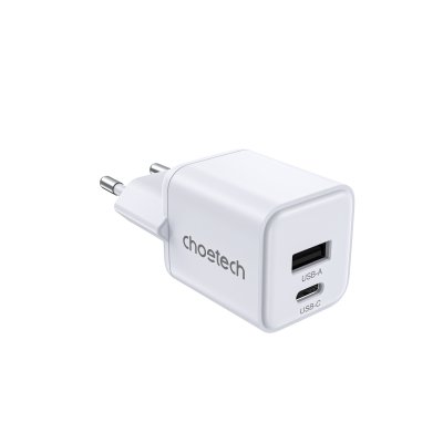 Мережевий зарядний пристрій, USB-A/USB-C, 30Вт, QC3.0/PD/PPS (1 з 8)