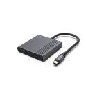 Док станція USB-C 3-в-1 (USB/HDMI/PD), сірий