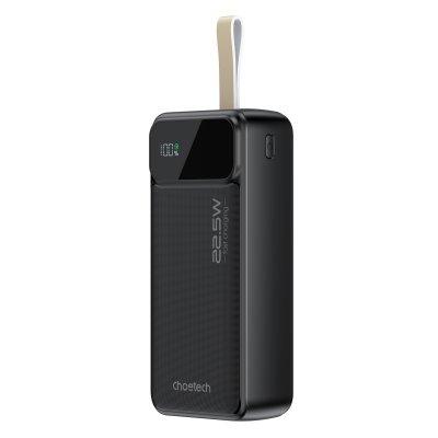 Портативний зарядний пристрій, 30000 mAh, PD 22,5 Вт, чорний (1 з 11)
