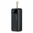 Портативний зарядний пристрій, 30000 mAh, PD 22,5 Вт, чорний