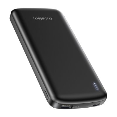 Портативний зарядний пристрій, 10000 mAh, PD 12 Вт, чорний (1 з 10)