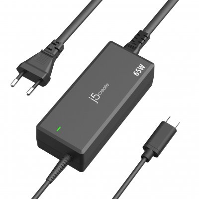 Мережевий зарядний пристрій,1 USB-C, 65Вт,/PD (1 з 3)